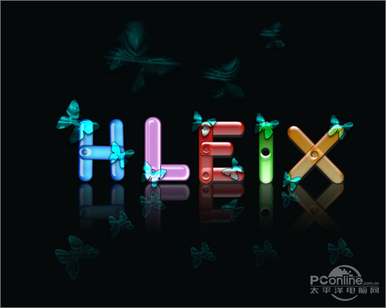 photoshop图层样式打造多彩的质感文字 photoshop图层样式打造多彩的质感文字